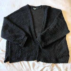 Wild Fable Black Textured Cardigan